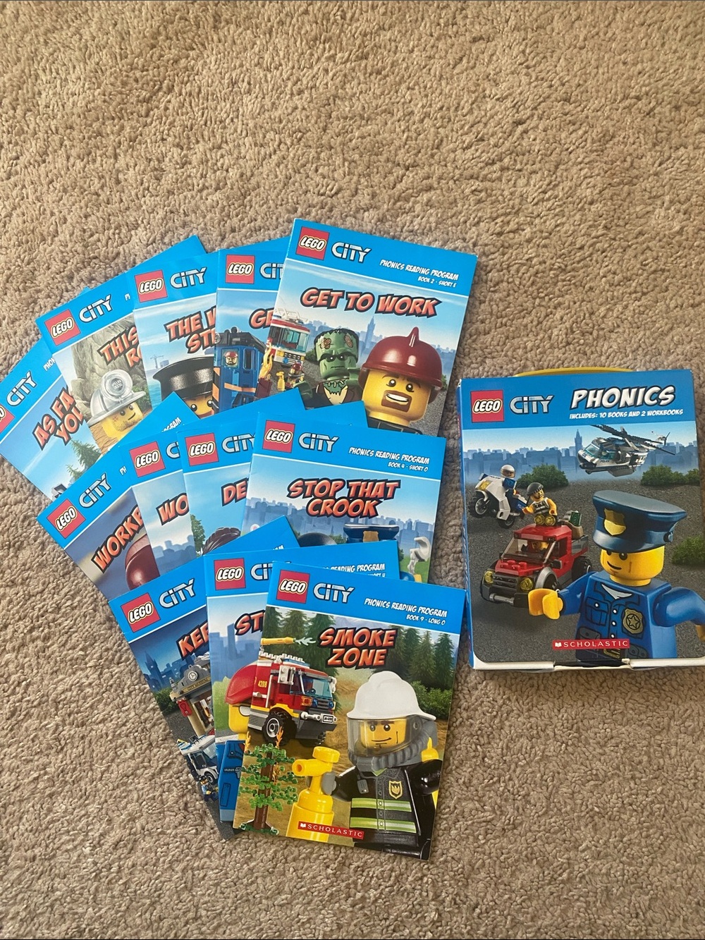 Lego City Phonics Book Set